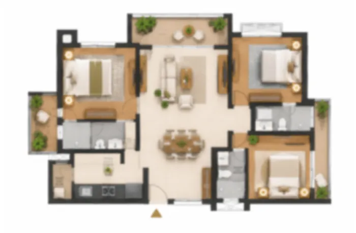 Contemporary home with refined interior details
